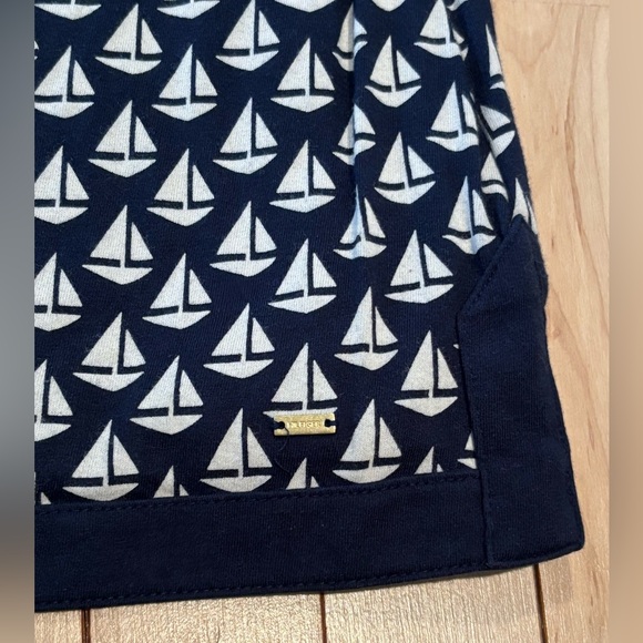 Tommy Hilfiger Sailboat 3/4 Sleeve Boat Neck Shirt Blue XS - Picture 2 of 5